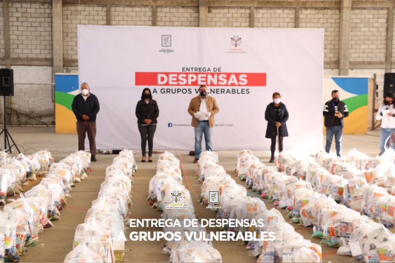 Inicia Badillo Jaramillo entrega de más de 1,300  despensas a grupos vulnerables