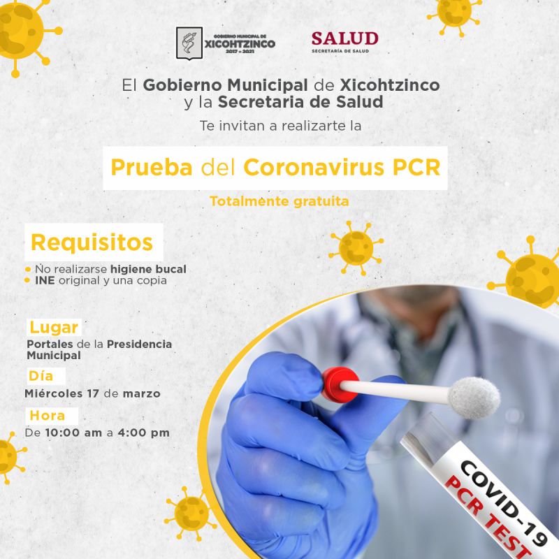 Prueba del Coronavirus PCR